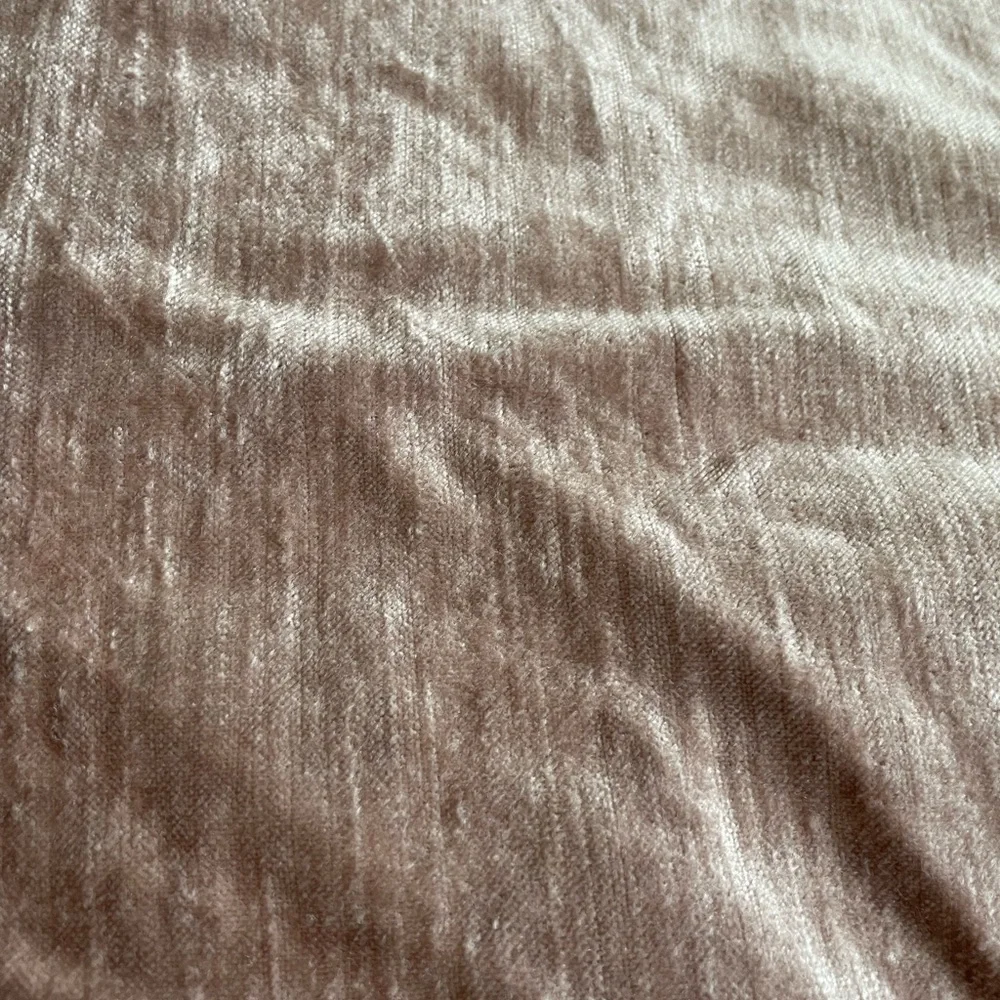 West Elm velvet duvet cover and shams. King size.